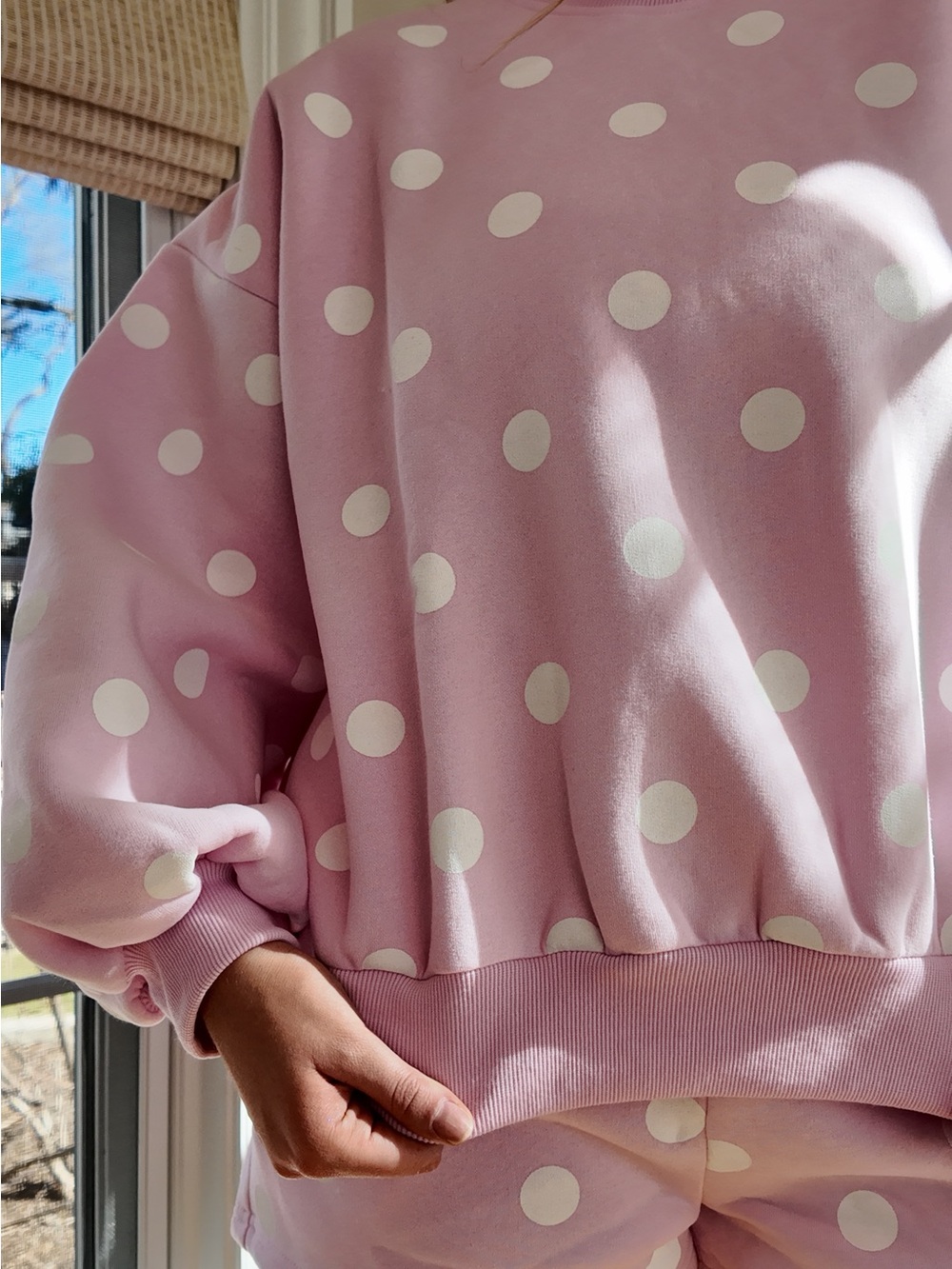 Polka dot matching set pink - Picture 4 of 5